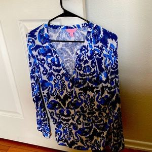 Lilly pulitzer tunic top, medium.